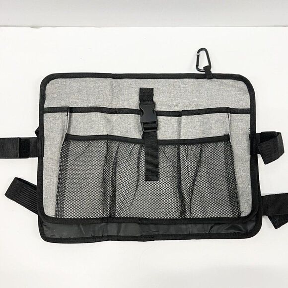 Handbags - Wheelchair Bag Oxford Cloth Gray Tear Resistant Wheelchair Pouch, Waterproof Wa